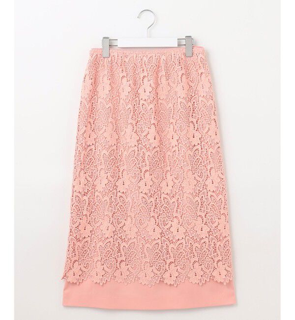 自由区「【洗える】ボタニカルレース スカート」|スカート|
