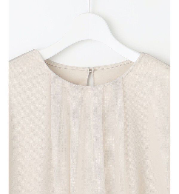 自由区「【洗える】シアーチュールプルオーバー カットソー」|Tシャツ・カットソー|