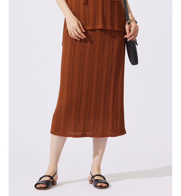 自由区「【カタログ掲載・セットアップ対応・洗える】シアーコイル スカート」|スカート|コッパー