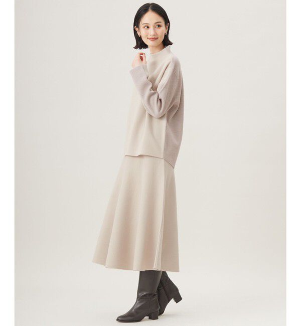 自由区「【セットアップ対応・洗える】ウールミラノニット スカート」|スカート|