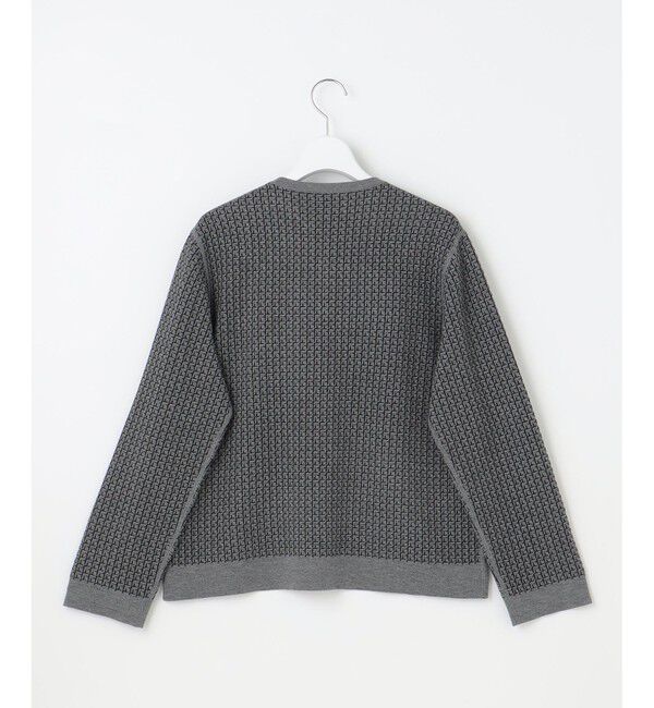 自由区「【洗える】リバーシブルニット セットアップ(カーディガン&times;タイトスカート)」|スーツ|