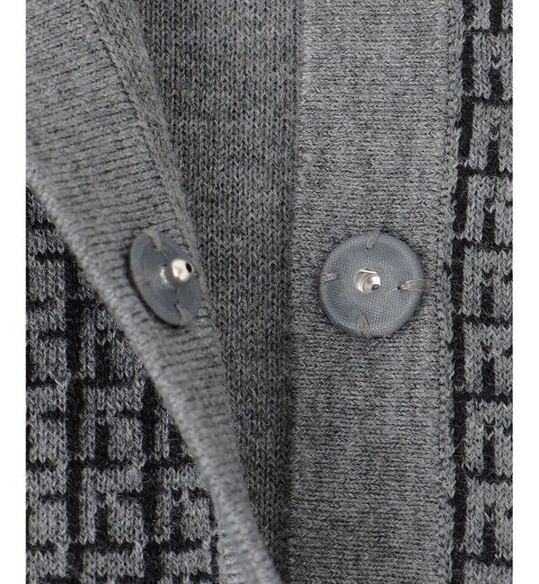 自由区「【洗える】リバーシブルニット セットアップ(カーディガン&times;タイトスカート)」|スーツ|