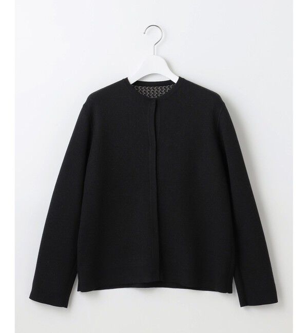 自由区「【洗える】リバーシブルニット セットアップ(カーディガン&times;タイトスカート)」|スーツ|