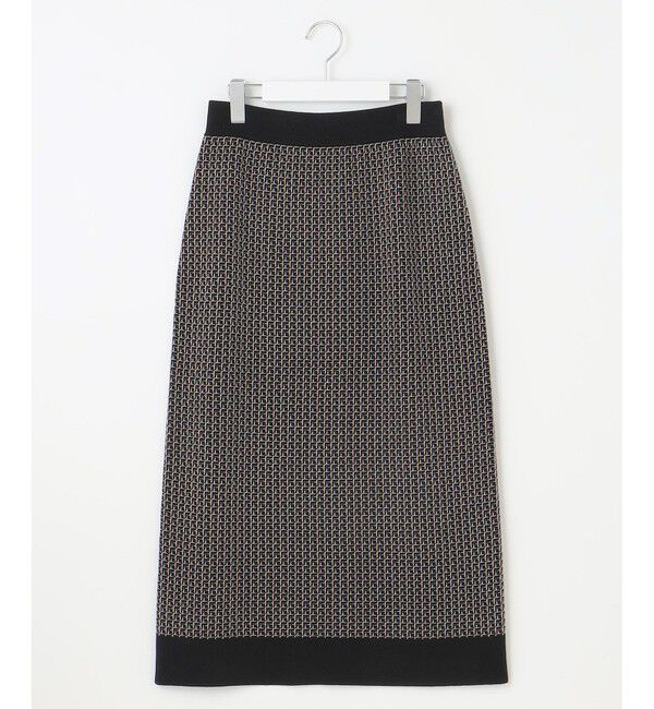 自由区「【洗える】リバーシブルニット セットアップ(カーディガン&times;タイトスカート)」|スーツ|