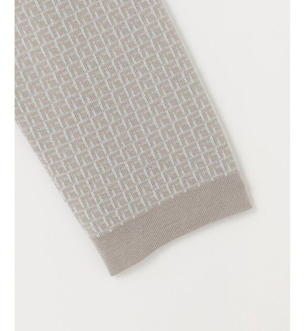 自由区「【WEB限定カラーあり・洗える】リバーシブルニット セットアップ(プルオーバー&times;フレアスカート)」|スーツ|