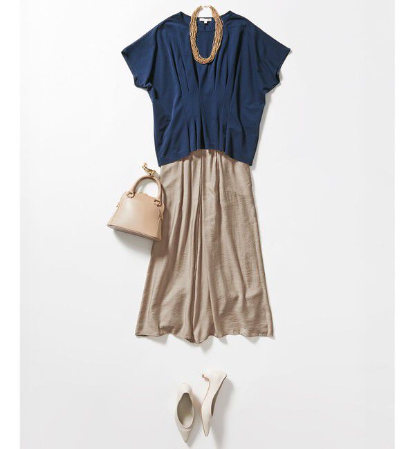 自由区「【セットアップ対応】エアリーツイルキュロット パンツ」|キュロット|