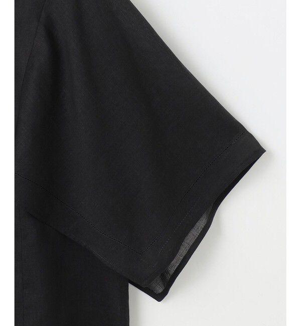 自由区「【WEB限定・接触冷感・洗える】シアーラミーローンイレギュラーヘムスリーブ ブラウス」|シャツ・ブラウス|