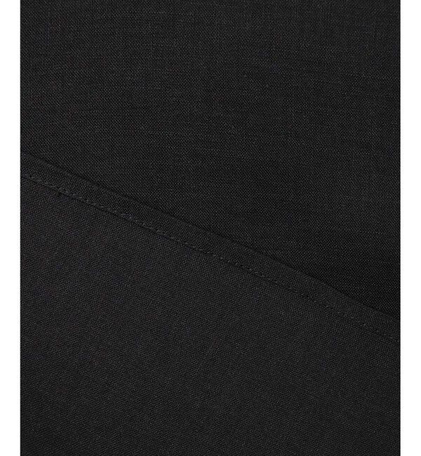 自由区「【WEB限定・接触冷感・洗える】シアーラミーローンイレギュラーヘムスリーブ ブラウス」|シャツ・ブラウス|