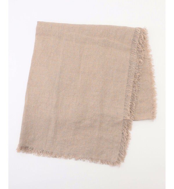 自由区「【カタログ掲載・冷房対策にも】リネン ストール」|ストール|