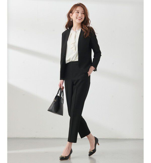 any SiS「【保温性あり/洗える】サーモ 2WAYストレッチ テーパード パンツ」|その他|