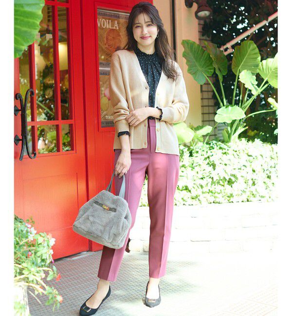 any SiS「【保温性あり/洗える】サーモ 2WAYストレッチ テーパード パンツ」|その他|