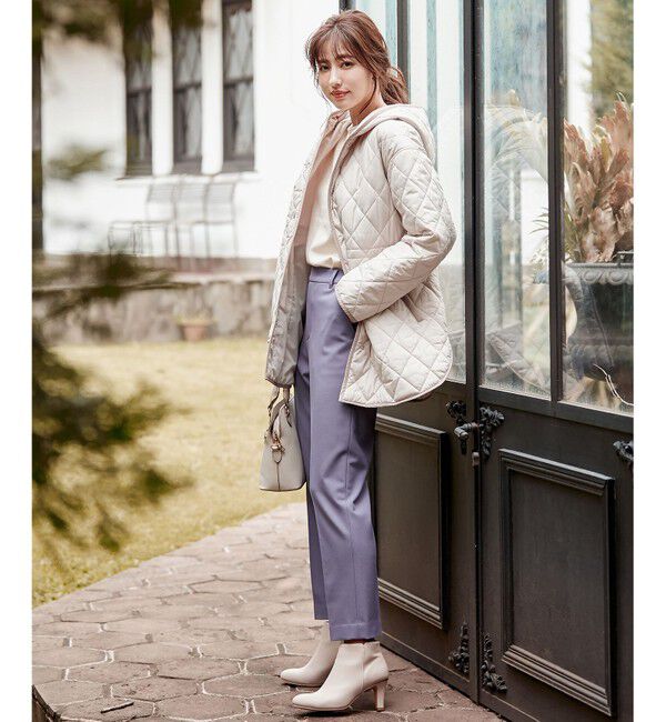 any SiS「【保温性あり/洗える】サーモ 2WAYストレッチ テーパード パンツ」|その他|