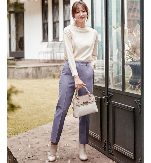 any SiS「【保温性あり/洗える】サーモ 2WAYストレッチ テーパード パンツ」|その他|