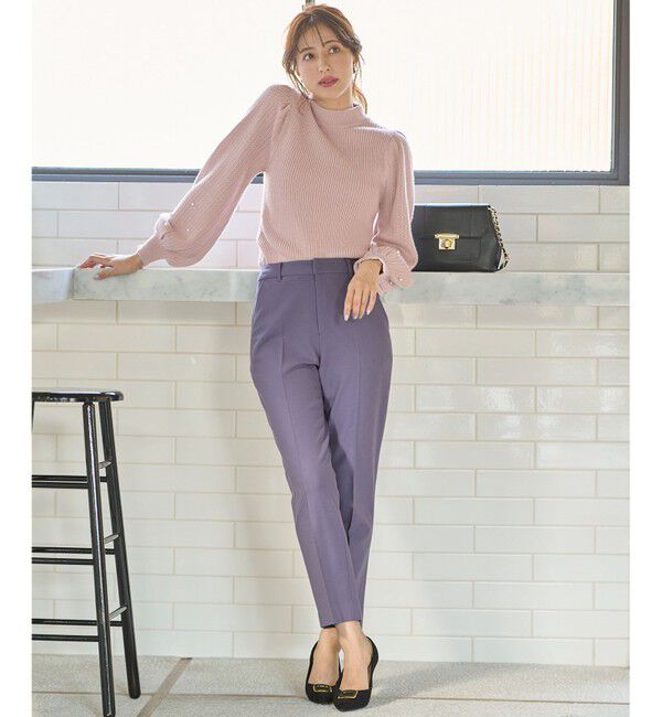 any SiS「【保温性あり/洗える】サーモ 2WAYストレッチ テーパード パンツ」|その他|