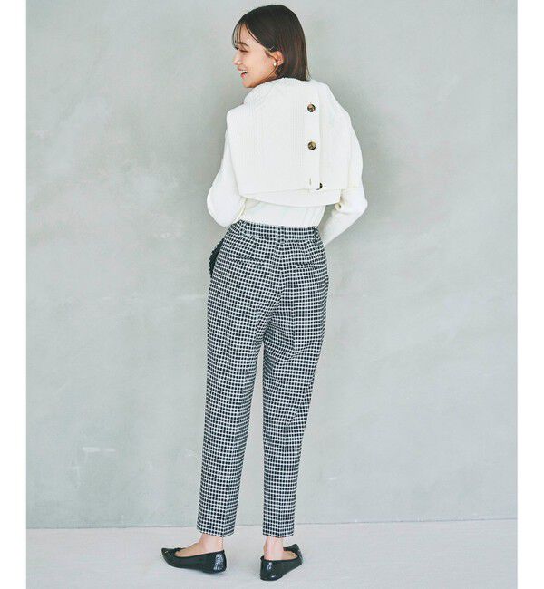 any SiS「【保温性あり/洗える】サーモ 2WAYストレッチ テーパード パンツ」|その他|