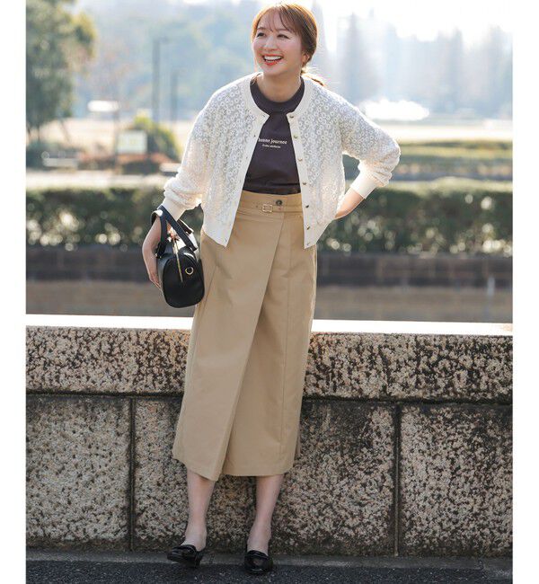 ANY SIS「ツイステッドクリアチノ スカート」|スカート|