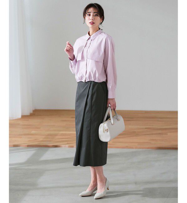 ANY SIS「ツイステッドクリアチノ スカート」|スカート|