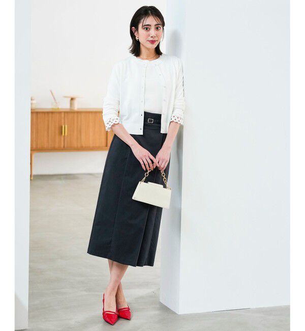 ANY SIS「ツイステッドクリアチノ スカート」|スカート|