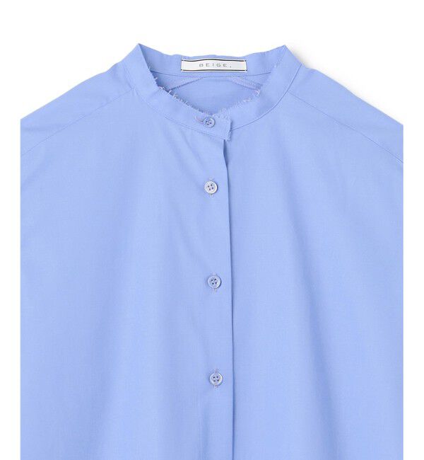 BEIGE,「ALBERT / バンドカラーシャツ」|シャツ・ブラウス|