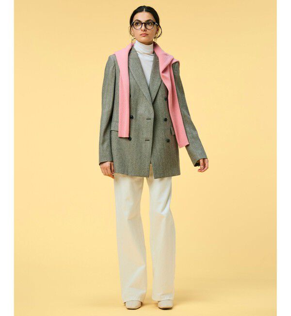 BEIGE,「【洗える】SORE / シアーコットンハイネックカットソー」|Tシャツ・カットソー|