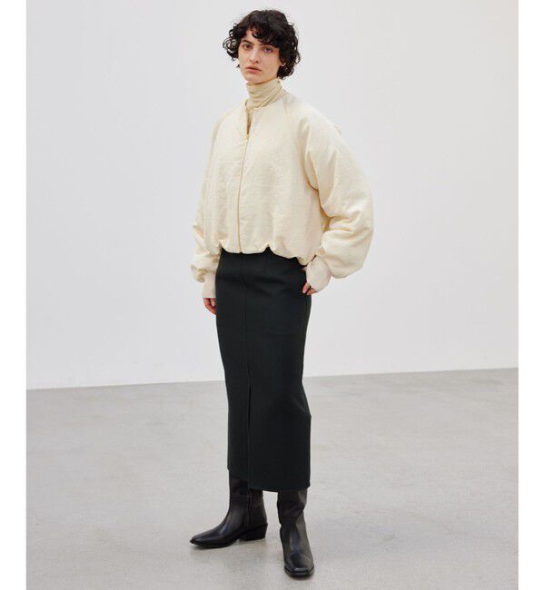 BEIGE,「【洗える】SORE / シアーコットンハイネックカットソー」|Tシャツ・カットソー|