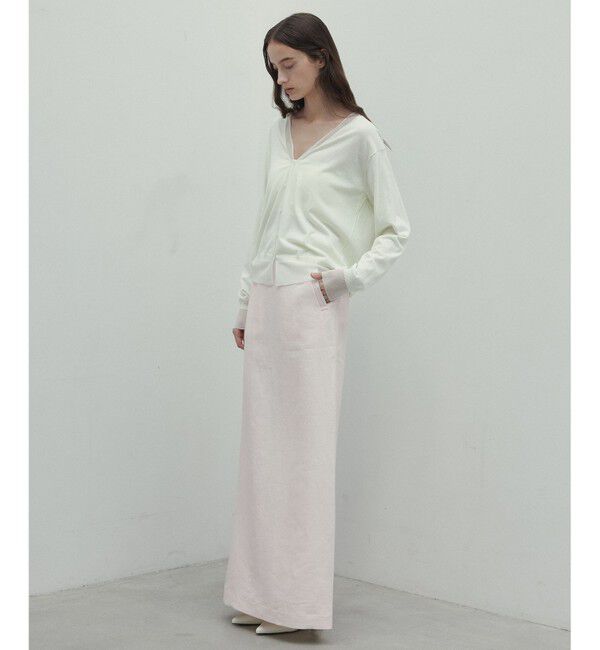 BEIGE,「【Oggi 5月号掲載】CRINUM / Iラインリネンマキシスカート」|スカート|