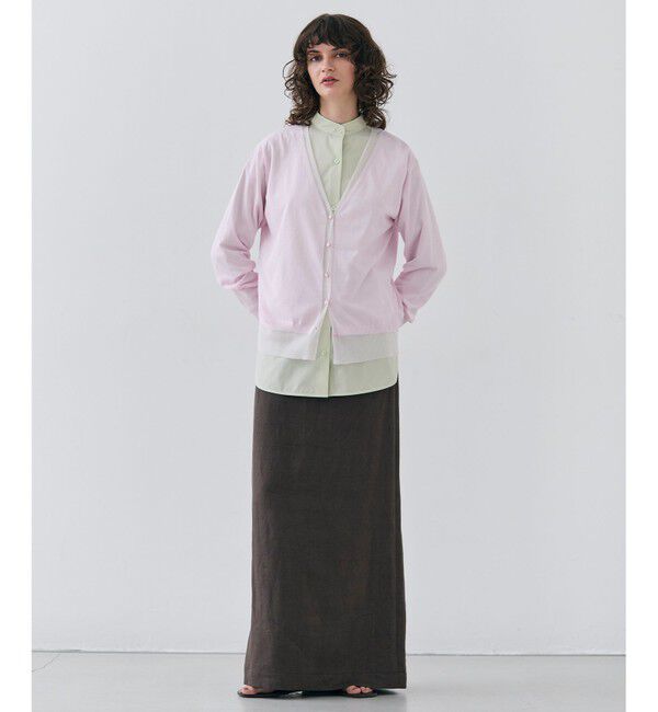 BEIGE,「【Oggi 5月号掲載】CRINUM / Iラインリネンマキシスカート」|スカート|