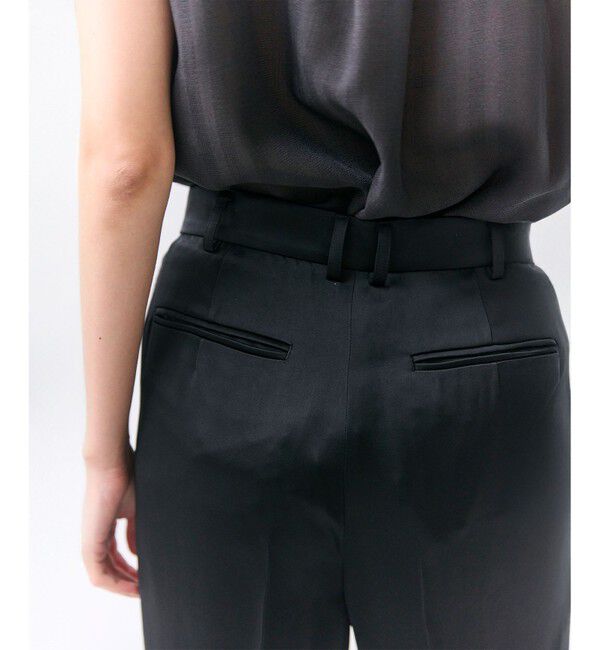 BEIGE,「CASSITER / リネンブレンド サテンクロップドパンツ 」|その他|