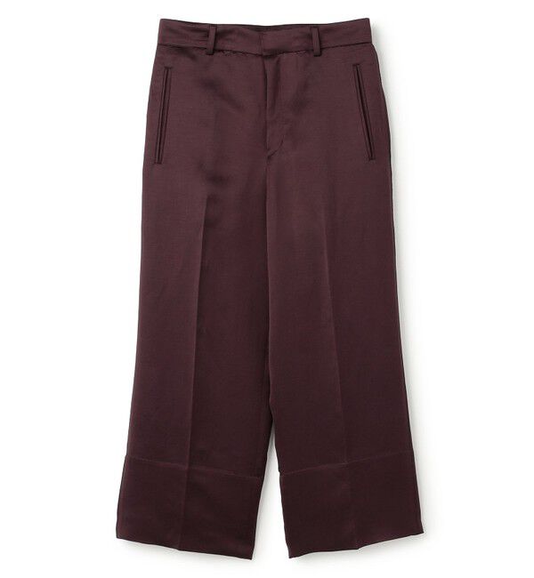 BEIGE,「CASSITER / リネンブレンド サテンクロップドパンツ 」|その他|