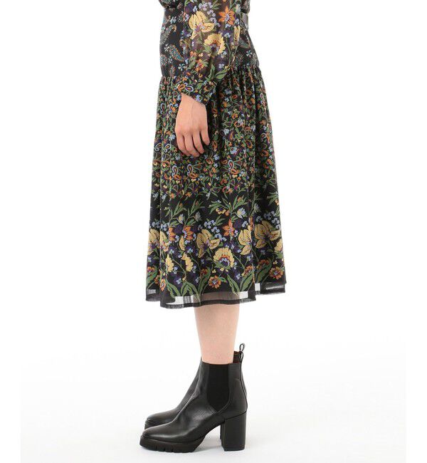 GRACE CONTINENTAL「ペイズリーコンビスカート」|スカート|