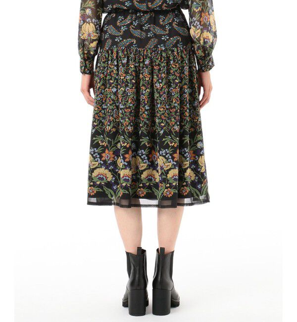 GRACE CONTINENTAL「ペイズリーコンビスカート」|スカート|