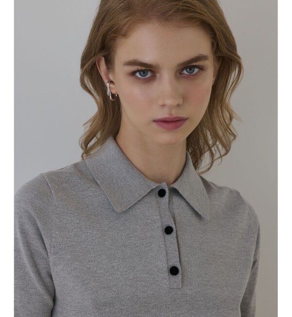 Diagram「バイカラーポロニットトップ」|その他|