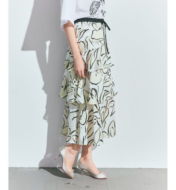 Grace Class「プリントレイヤードスカート」|スカート|