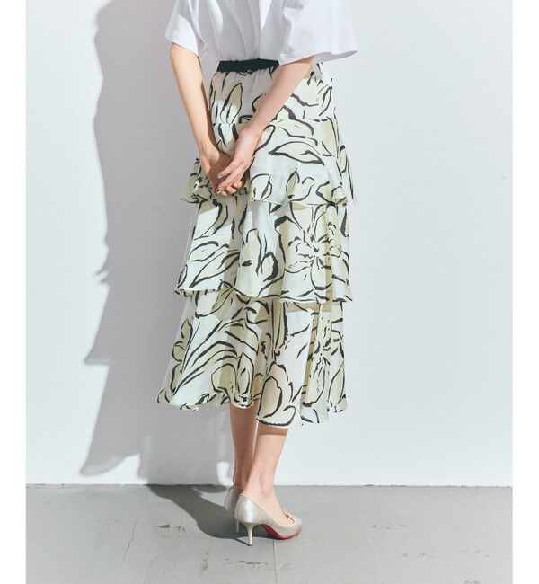 Grace Class「プリントレイヤードスカート」|スカート|