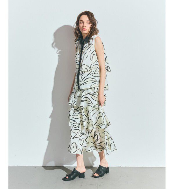 Grace Class「プリントレイヤードスカート」|スカート|