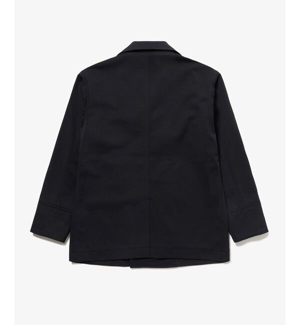 LACOSTE「3レイヤー鹿の子Pコート」|ピーコート|