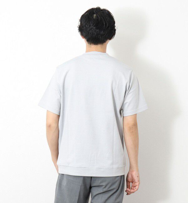 NOLLEY'S goodman「《ビジカジ対応》セミシルケットスムース ボーダードレスTシャツ 25SS」|Tシャツ・カットソー|