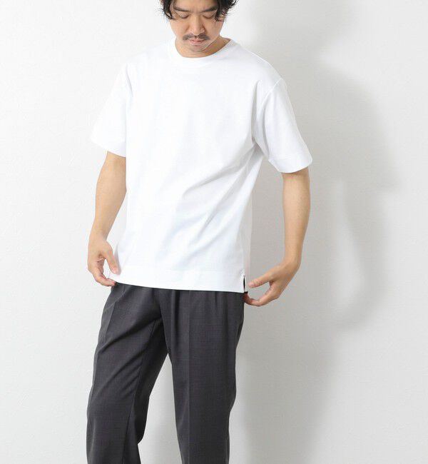 NOLLEY'S goodman「《ビジカジ対応》ハイゲージ シルケットポンチ ドレスCN T 25SS」|Tシャツ・カットソー|