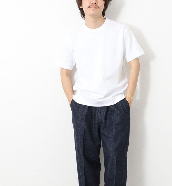 NOLLEY'S goodman「《ビジカジ対応》ハイゲージ シルケットポンチ ドレスCN T 25SS」|Tシャツ・カットソー|