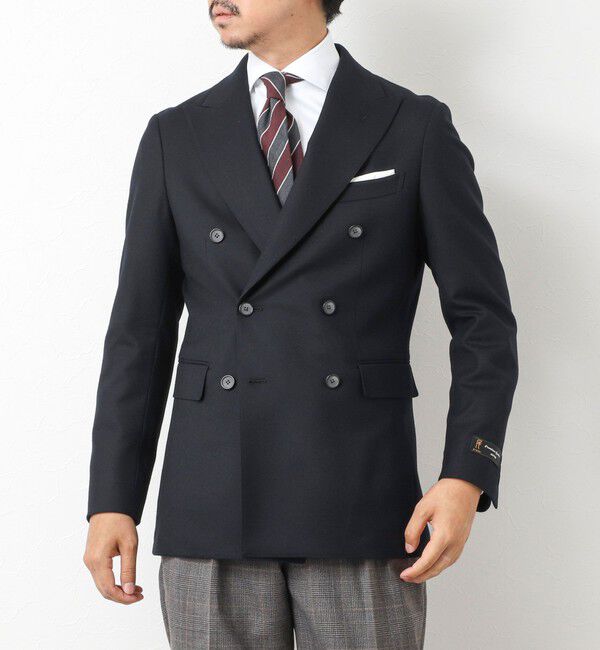 NOLLEY'S goodman「《ビジカジ対応》尾州 WOOL W JACKET 25AW」|テーラードジャケット|