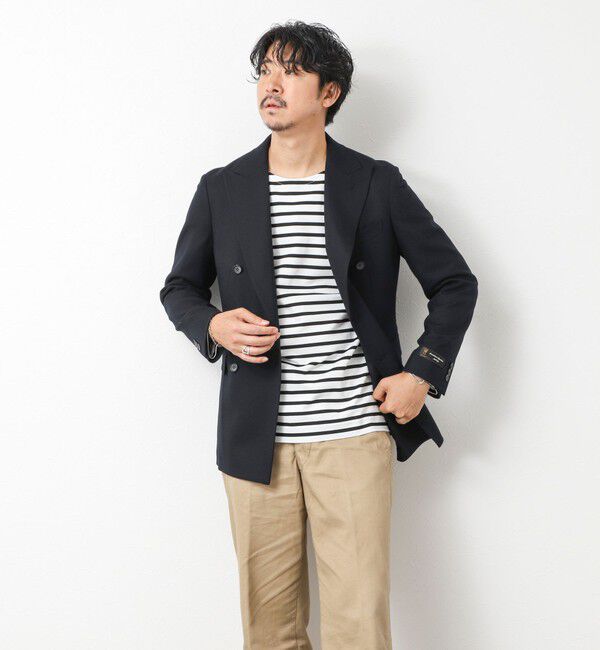 NOLLEY'S goodman「《ビジカジ対応》尾州 WOOL W JACKET 25AW」|テーラードジャケット|