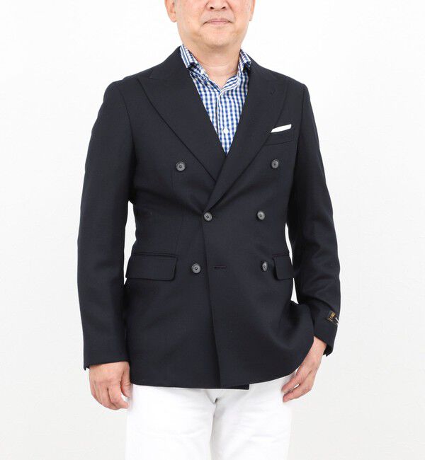 NOLLEY'S goodman「《ビジカジ対応》尾州 WOOL W JACKET 25AW」|テーラードジャケット|