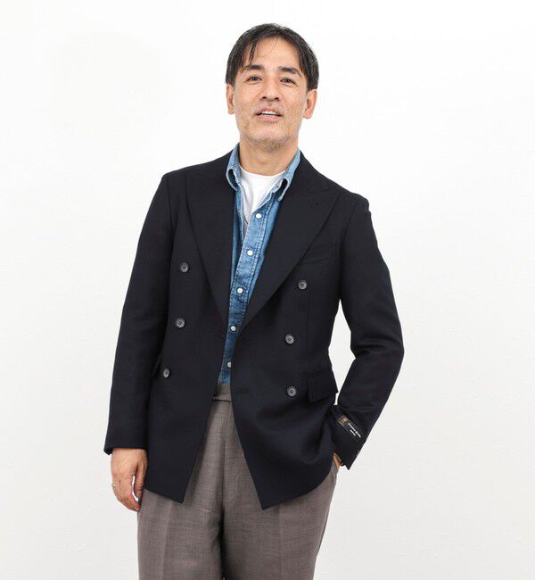 NOLLEY'S goodman「《ビジカジ対応》尾州 WOOL W JACKET 25AW」|テーラードジャケット|