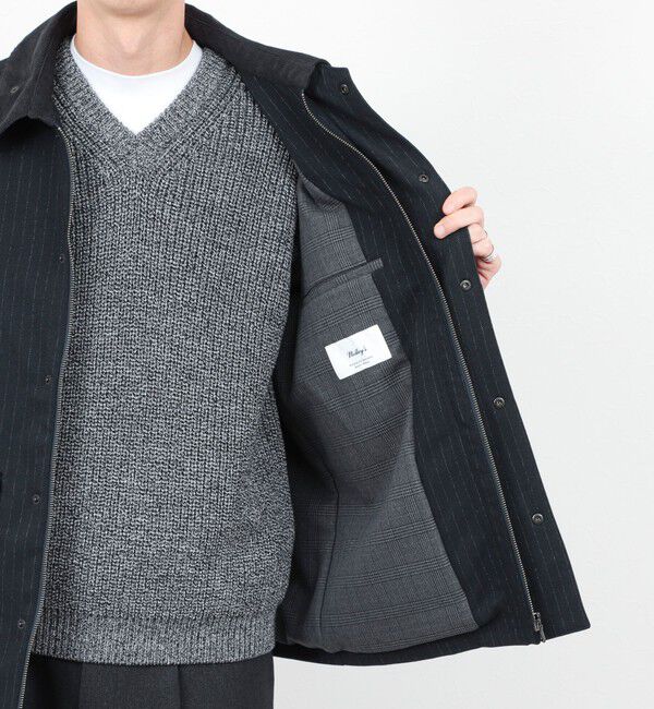 NOLLEY'S goodman「《ビジカジ対応》【TECHTWEED】【SORONA】中綿ユーティリティジャケット 25AW」|ブルゾン・スタジャン|