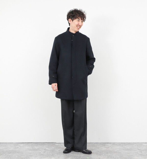 NOLLEY'S goodman「《ビジカジ対応》尾州ビーバースタンドカラーコート 25AW」|その他|
