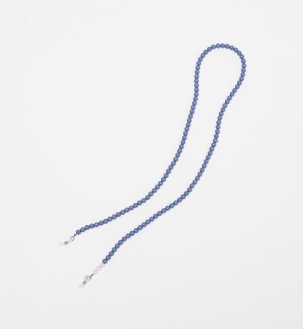 MAQWEL「【MAQWEL/マクウェル】ビーズグラスチェーン」|チャーム・キーホルダー|ライトパープル