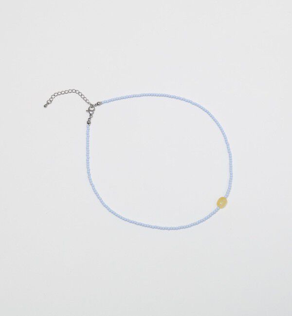 MAQWEL「【MAQWEL/マクウェル】ミニビーズネックレス」|ネックレス|サックス