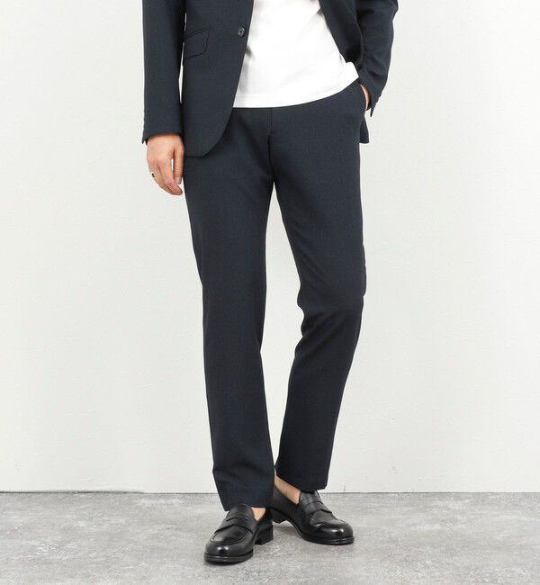 NOLLEY'S goodman「《ビジカジ/セットアップ対応》TRABEST サッカーイージーパンツ 26SS」|チノ|ダークネイビー