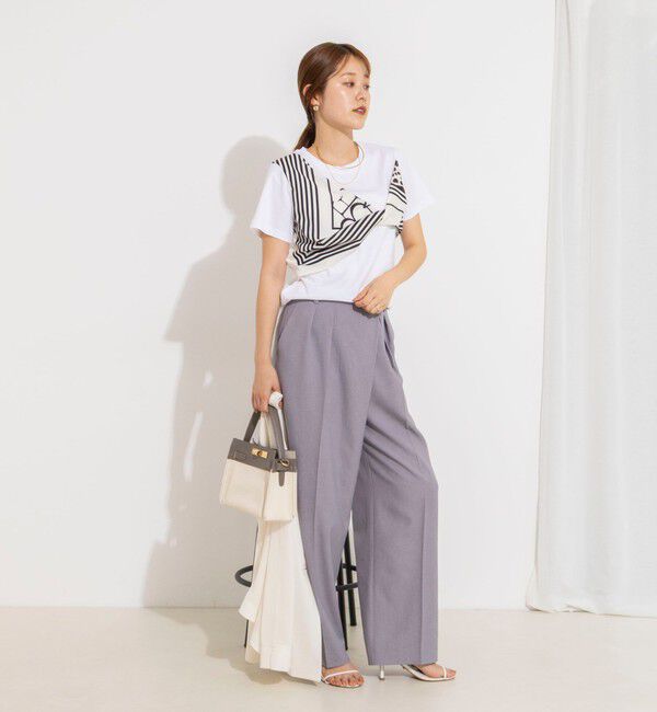 NOLLEY'S「ウォッシャブルスカーフTシャツ」|Tシャツ・カットソー|