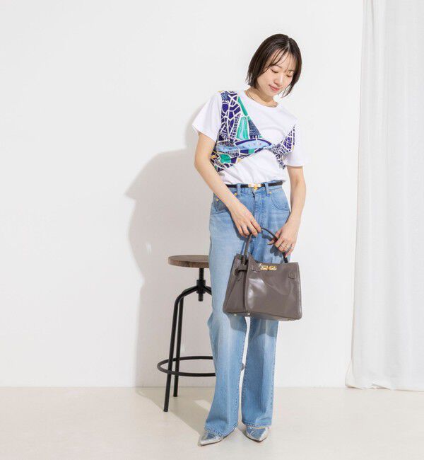 NOLLEY'S「ウォッシャブルスカーフTシャツ」|Tシャツ・カットソー|